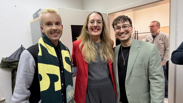 Besuch der Fraktionsvorsitzenden im Bundestag Katharina Dröge